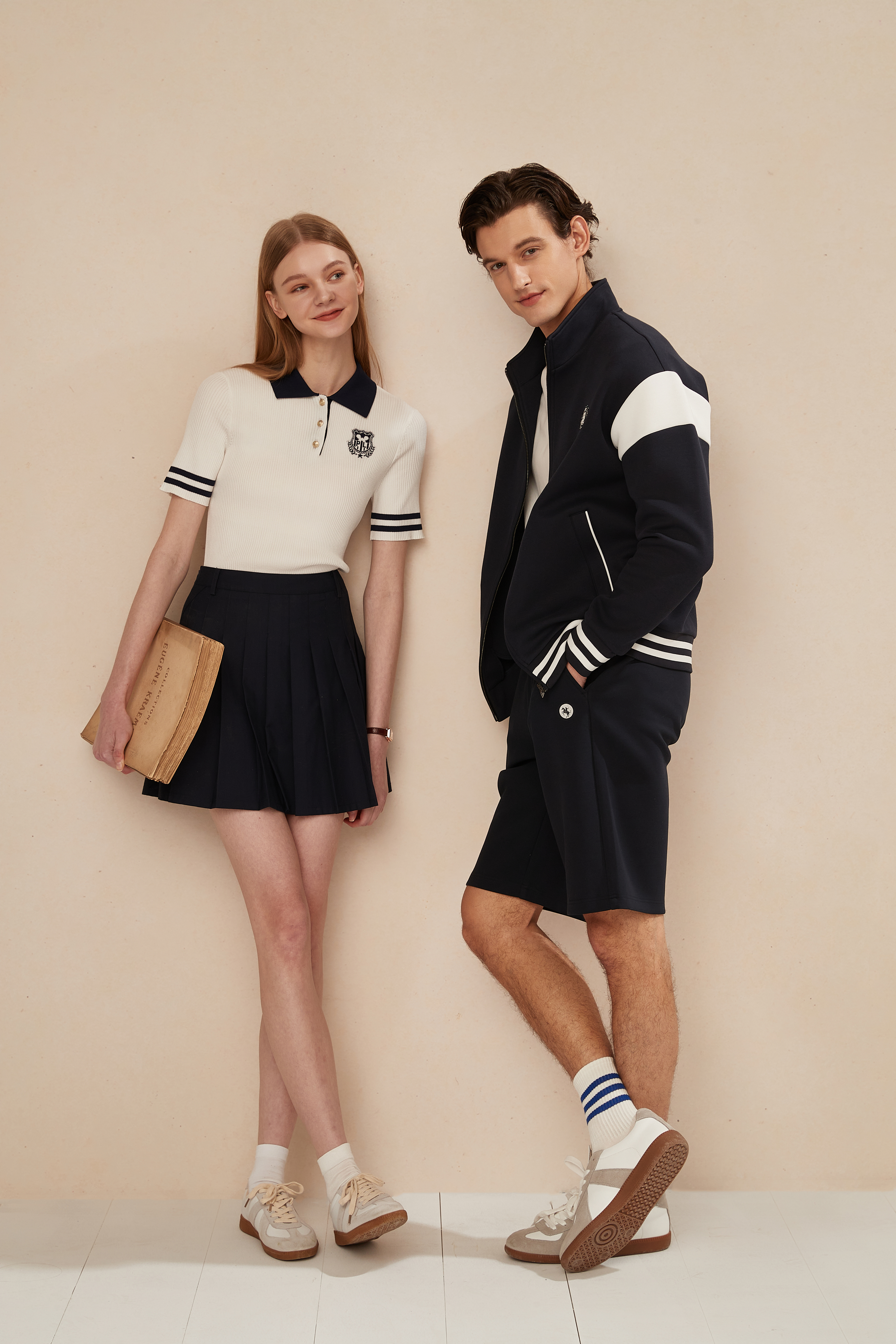 Fashion model in refined apparel expressing the Frog&Paul brand mood